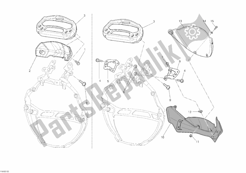 Wszystkie części do Metr Ducati Monster 696 ABS 2013